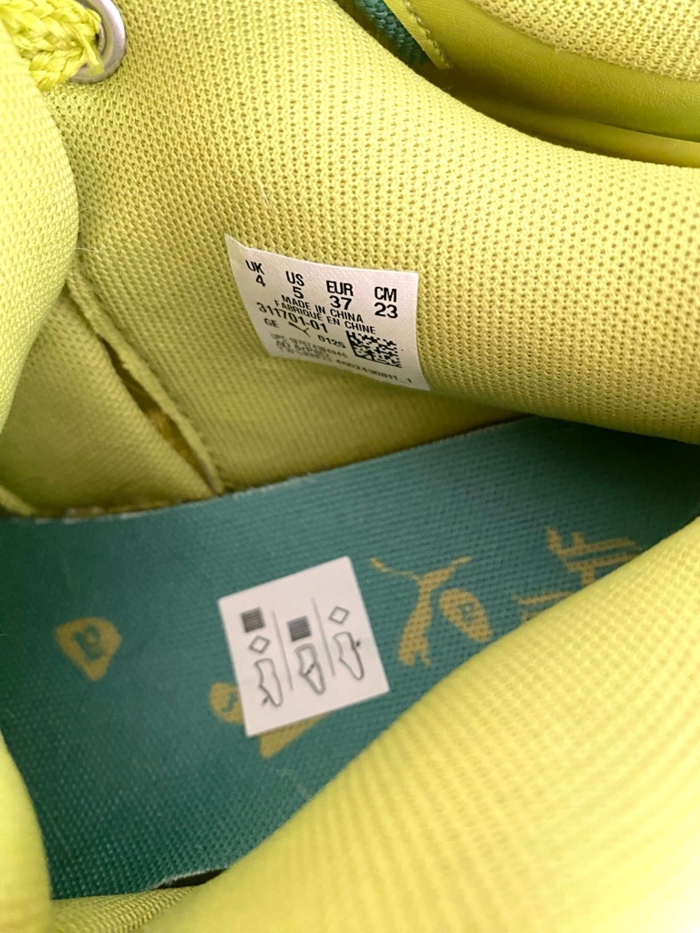 PUMA x LaMelo Ball LaFrancé "Heatmap" Kid’s (Grade School) Size 5 Sneakers Green - Picture 6 of 12